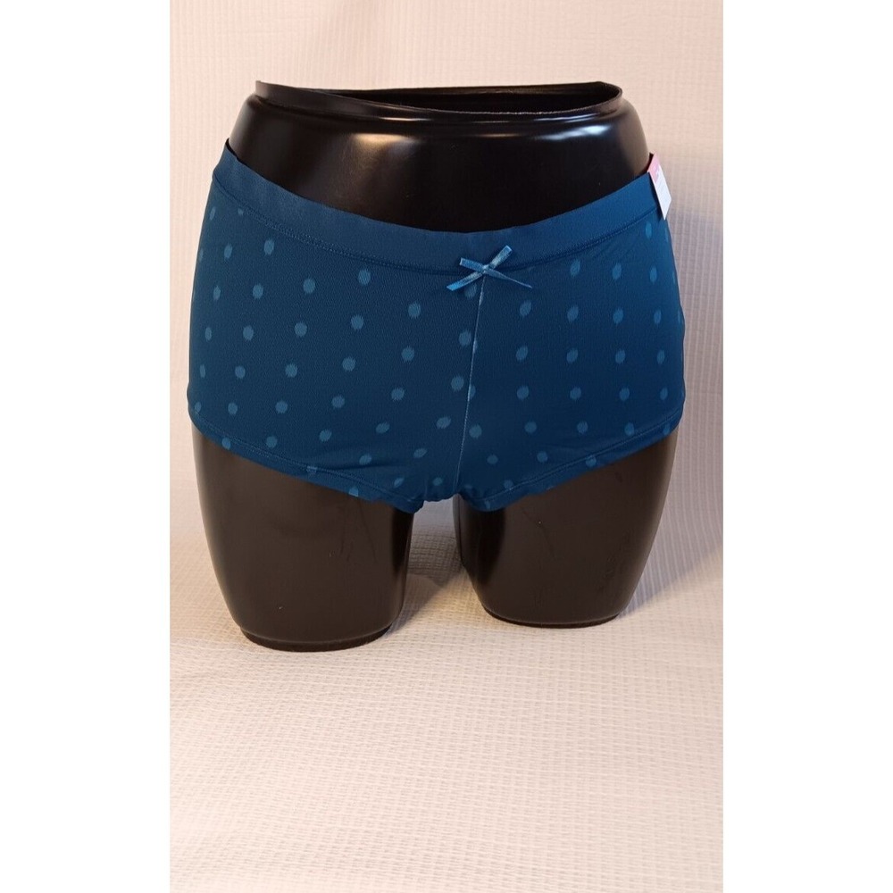 Lane Bryant Cacique No-Show Boyshort Panty Lingerie Polka dots Underwear 14/16